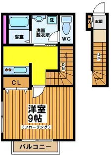 フィオーレ欅【2階】の間取り