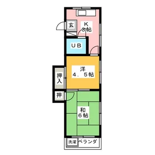 今氏ビル【2階】の間取り