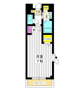 東京都練馬区谷原2【アパート】の間取り