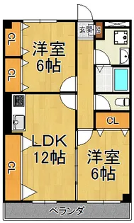アーバンステージ【2階】の間取り