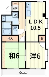 リヴハイム杉浦【2階】の間取り