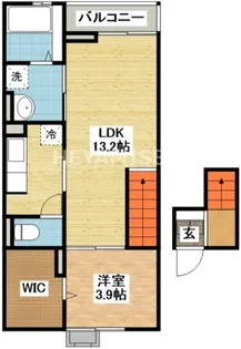 アルカンシェル【4階】の間取り