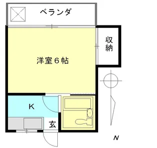 Jハイツ【2階】の間取り