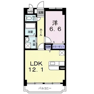 デスパシオ【3階】の間取り