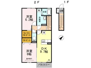 アルトピーノ【2階】の間取り