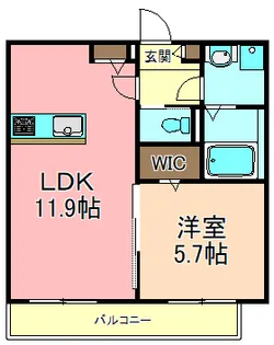 東京都足立区梅田5【アパート】の間取り