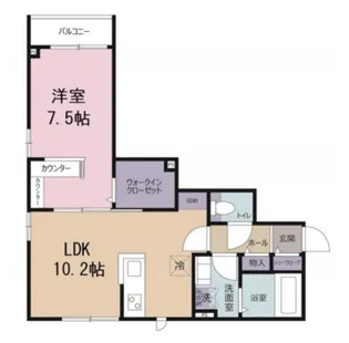 東京都渋谷区笹塚1【アパート】の間取り