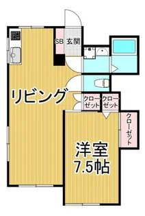 河内メゾン【1階】の間取り