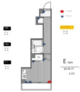 Hilltop B【1階】の間取り