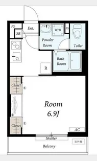 東京都足立区新田2【マンション】の間取り