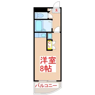 プレジデント柳町【2階】の間取り