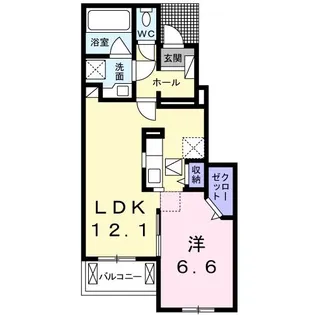 セレクト光【1階】の間取り