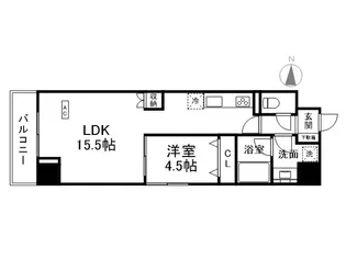 リヒトサール【3階】の間取り