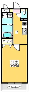 マリベールウイング【2階】の間取り