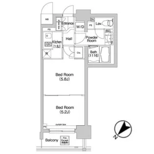 コンフォリア三田EAST【13階】の間取り