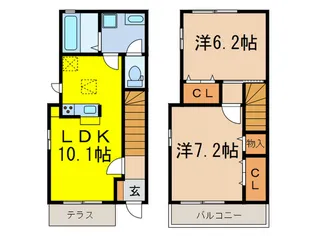 東京都江戸川区篠崎町1【一戸建】の間取り