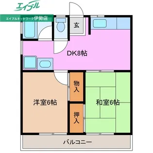 コンフォート【2階】の間取り
