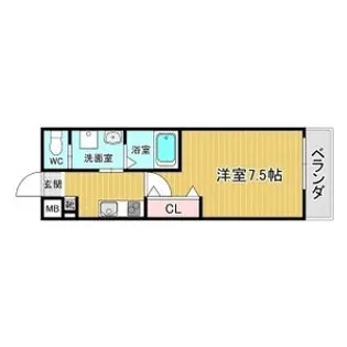 リアコート枚方御殿山SOUTH【2階】の間取り