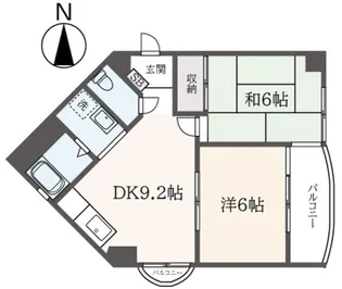 ファミール幸栄【2階】の間取り