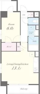 フォレスタ浅草【2階】の間取り
