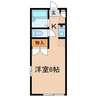 レジデンス八島【1階】の間取り