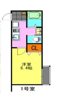 仮称)宮崎町共同住宅2【2階】の間取り