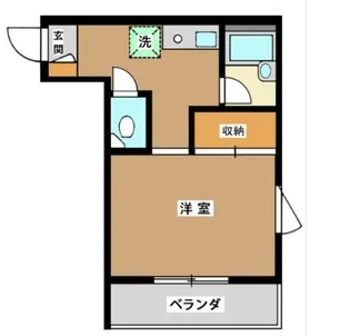 東京都渋谷区千駄ヶ谷4【マンション】の間取り
