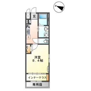 S-BLOOD OZU BASE【1階】の間取り
