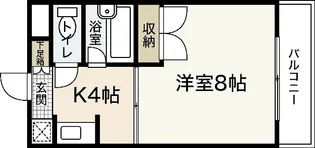 パティシェール吉川II【4階】の間取り