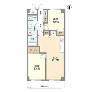 リオ梶ヶ谷【3階】の間取り