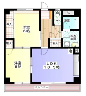 アクシオン【4階】の間取り