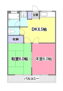 サニーハウス上清戸【1階】の間取り