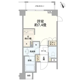 クオリア恵比寿サウス【4階】の間取り
