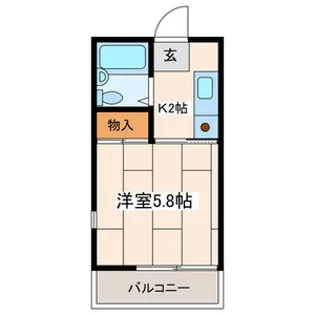 パークヒルズ【2階】の間取り