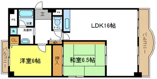 サンウッズ【6階】の間取り