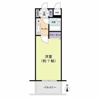 ライオンズマンション海老名第3【5階】の間取り