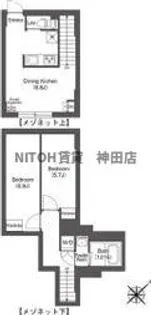 エスタート大井町フォレスト【2階】の間取り