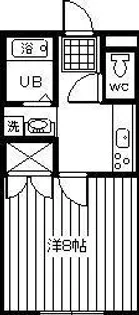 サンライズ岸田001【2階】の間取り