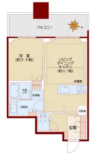 パークコート文京小石川ザタワー【23階】の間取り