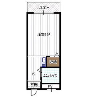 アスコットレジデンス【5階】の間取り