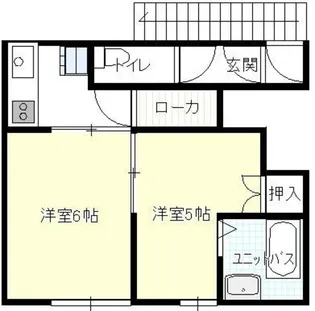八広第1ハイツ【2階】の間取り
