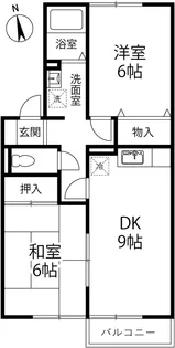 ロイヤルパレス【2階】の間取り