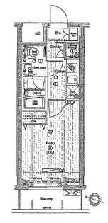 プレミアムキューブ東十条エリア【5階】の間取り
