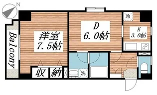 サンアーバン目黒【7階】の間取り