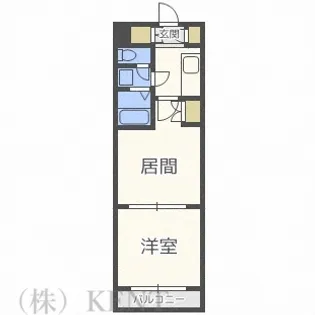 メープル桑園駅【3階】の間取り