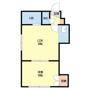 ブルーベル北17【1階】の間取り
