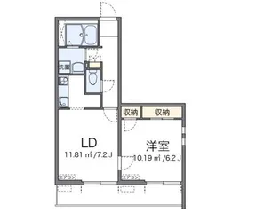 クレイノケルスランド【1階】の間取り