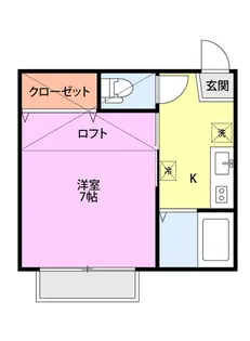 プライムコート【1階】の間取り