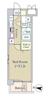 ALIVIO西麻布【7階】の間取り