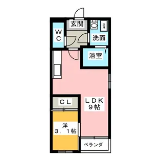 REGALEST上飯田【1階】の間取り